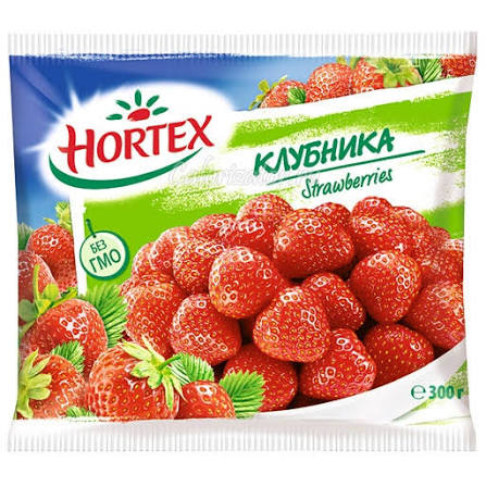 Клубника Hortex (Хортекс) 300г замороженная
