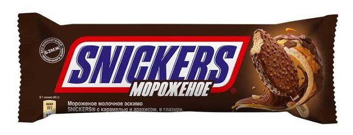 Сникерс эскимо РОССИЯ 65г/24шт