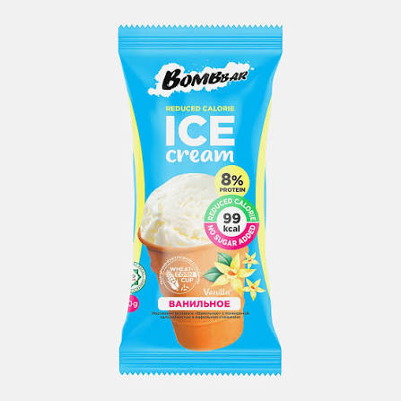 Мороженое Bombbar Reduced Calorie ванильное