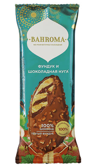 Bahroma Эскимо «Фундук и шоколадная нуга»