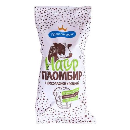 Стакан Натур Пломбир шок. крошка 83г/24 -(02/010)