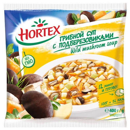 Грибной суп Hortex с подберезовиками 400 гр