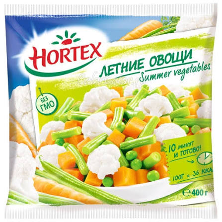 Смесь летние овощи, 400 гр