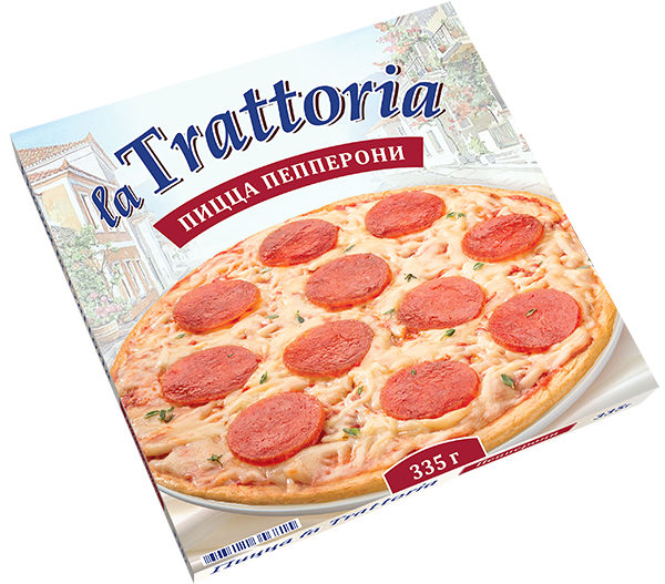 Пицца пепперони La Trattoria 335гр/5шт