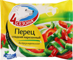 Перец сладкий нарезанный 4 сезона 400 гр