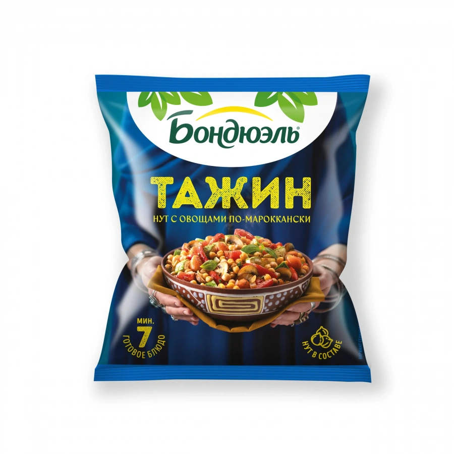 Нут с овощами по-марокански Тажин 400г/12шт