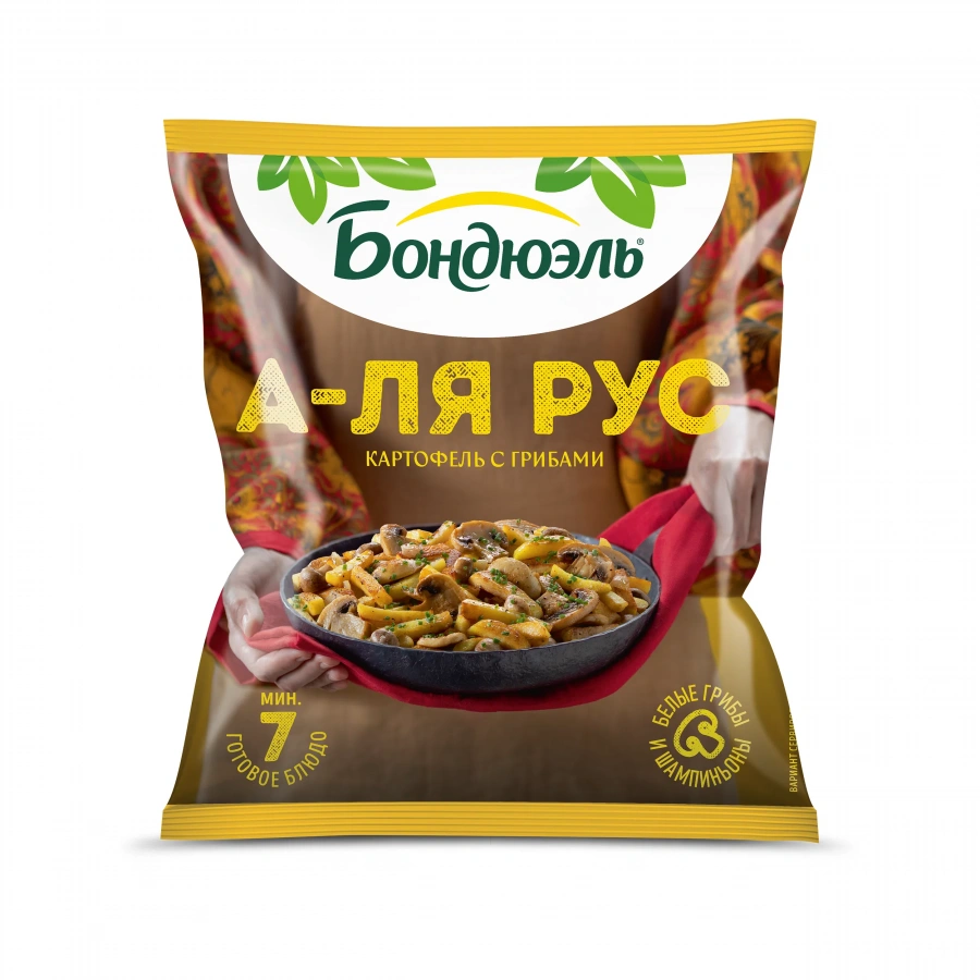 Картофель с грибами “А-ля рус” 0,4 кг*12шт (160496)
