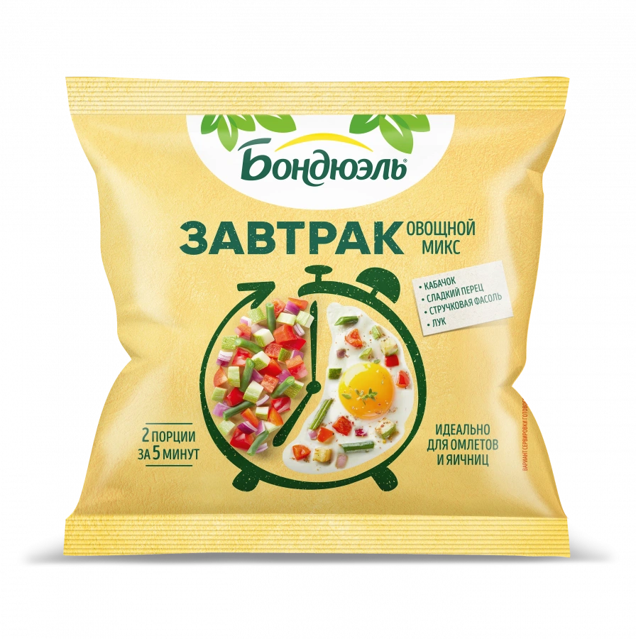 Овощной микс с кабачком Завтрак 200г/24шт