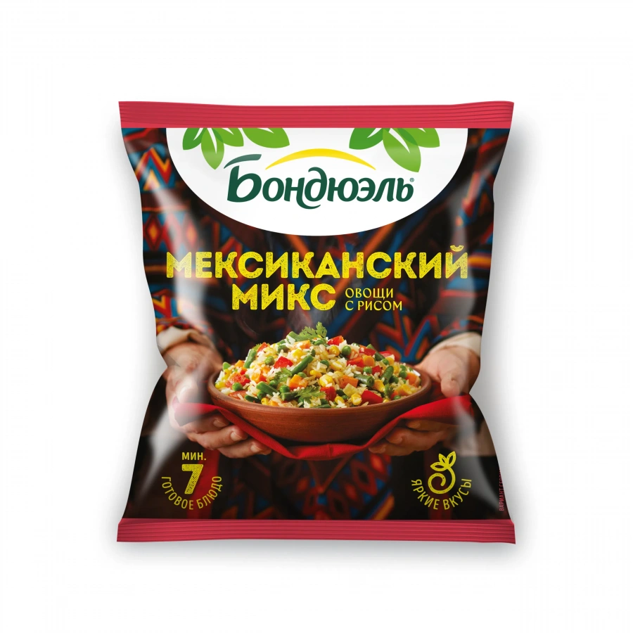 Овощная смесь д/жарки мексиканская 400гр/12шт